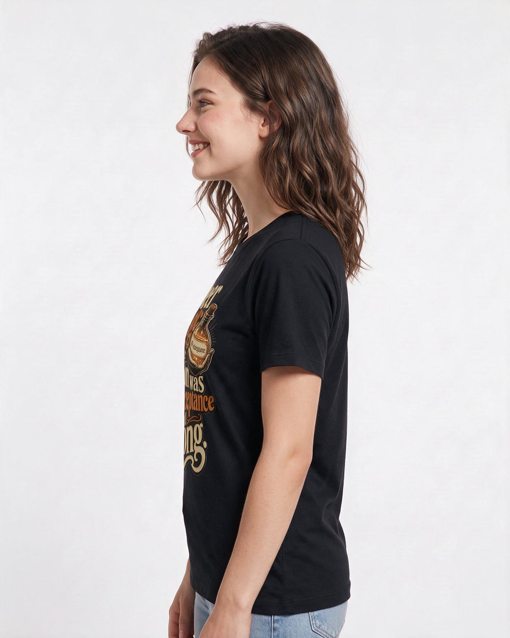 Pride Black T-Shirt for Women – Everyday Expression Graphic Tee product image 2