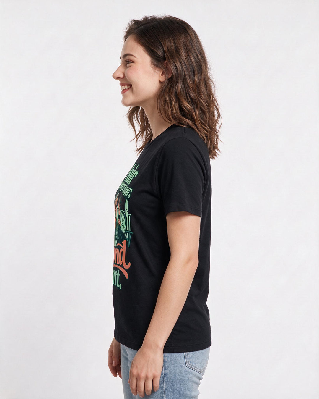 Veteran Black T-Shirt for Women – Everyday Expression Graphic Tee product image 2