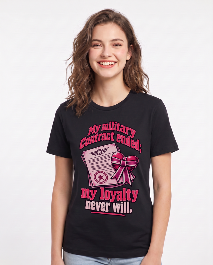 Veteran Black T-Shirt for Women – Everyday Expression Graphic Tee product image 3