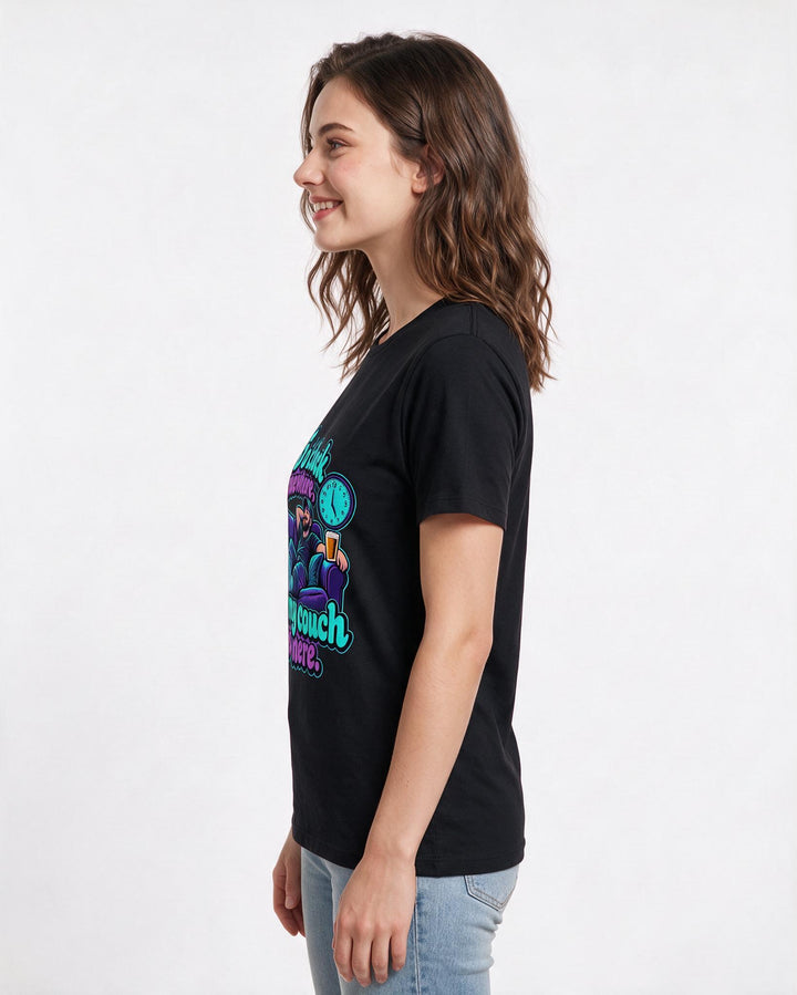 Beer Black T-Shirt for Women – Everyday Expression Graphic Tee product image 2