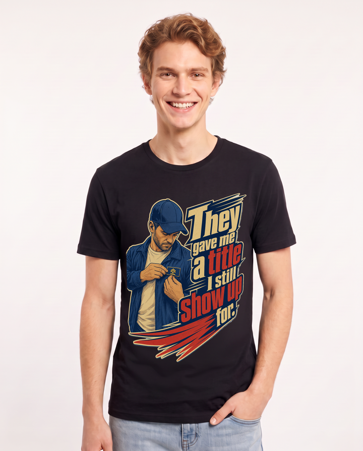 Veteran Black T-Shirt for Men – Everyday Expression Graphic Tee product image 3