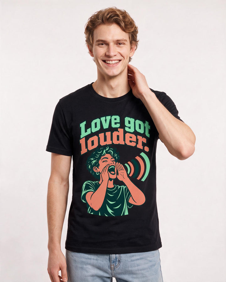 Pride Black T-Shirt for Men – Everyday Expression Graphic Tee product image 1
