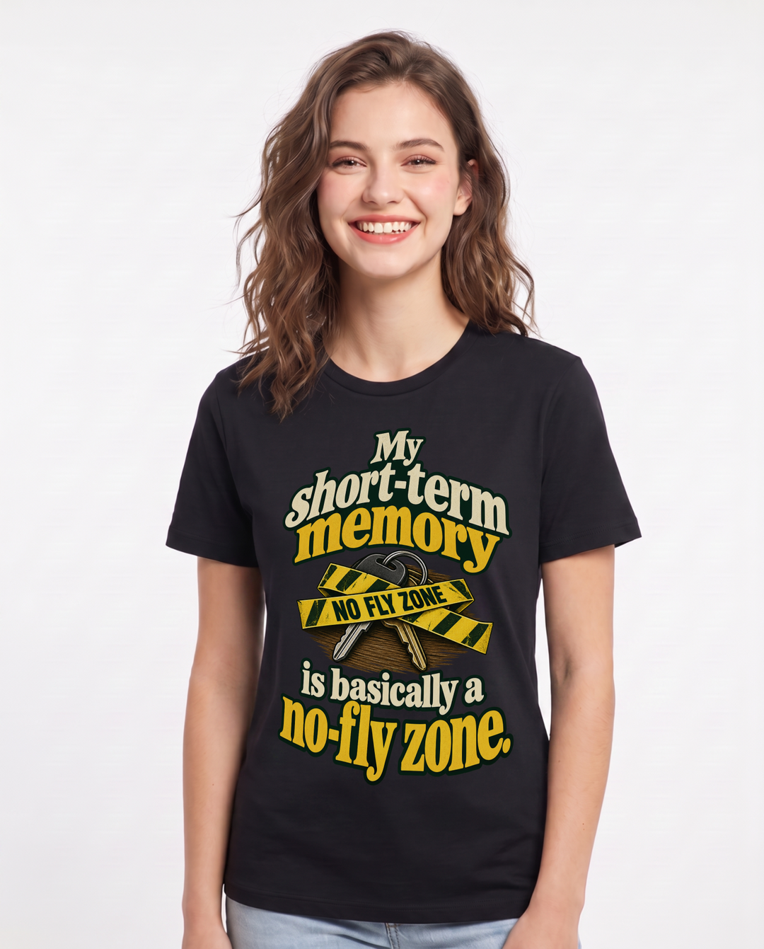 Meme Black T-Shirt for Women – Everyday Expression Graphic Tee product image 3