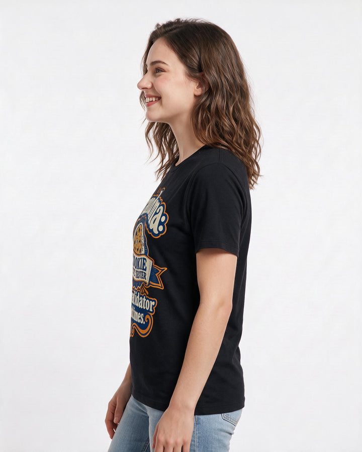 Grandparent Black T-Shirt for Women – Everyday Expression Graphic Tee product image 2