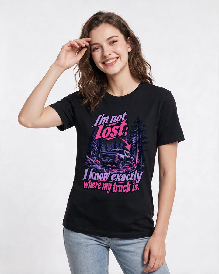 Hunting Black T-Shirt for Women – Everyday Expression Graphic Tee product image 1