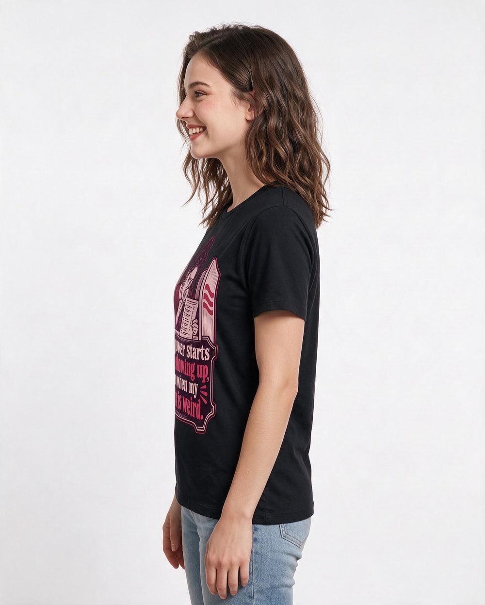Political Statement Black T-Shirt for Women – Everyday Expression Graphic Tee product image 2