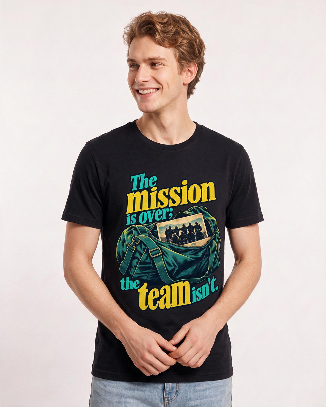 Veteran Black T-Shirt for Men – Everyday Expression Graphic Tee product image 1