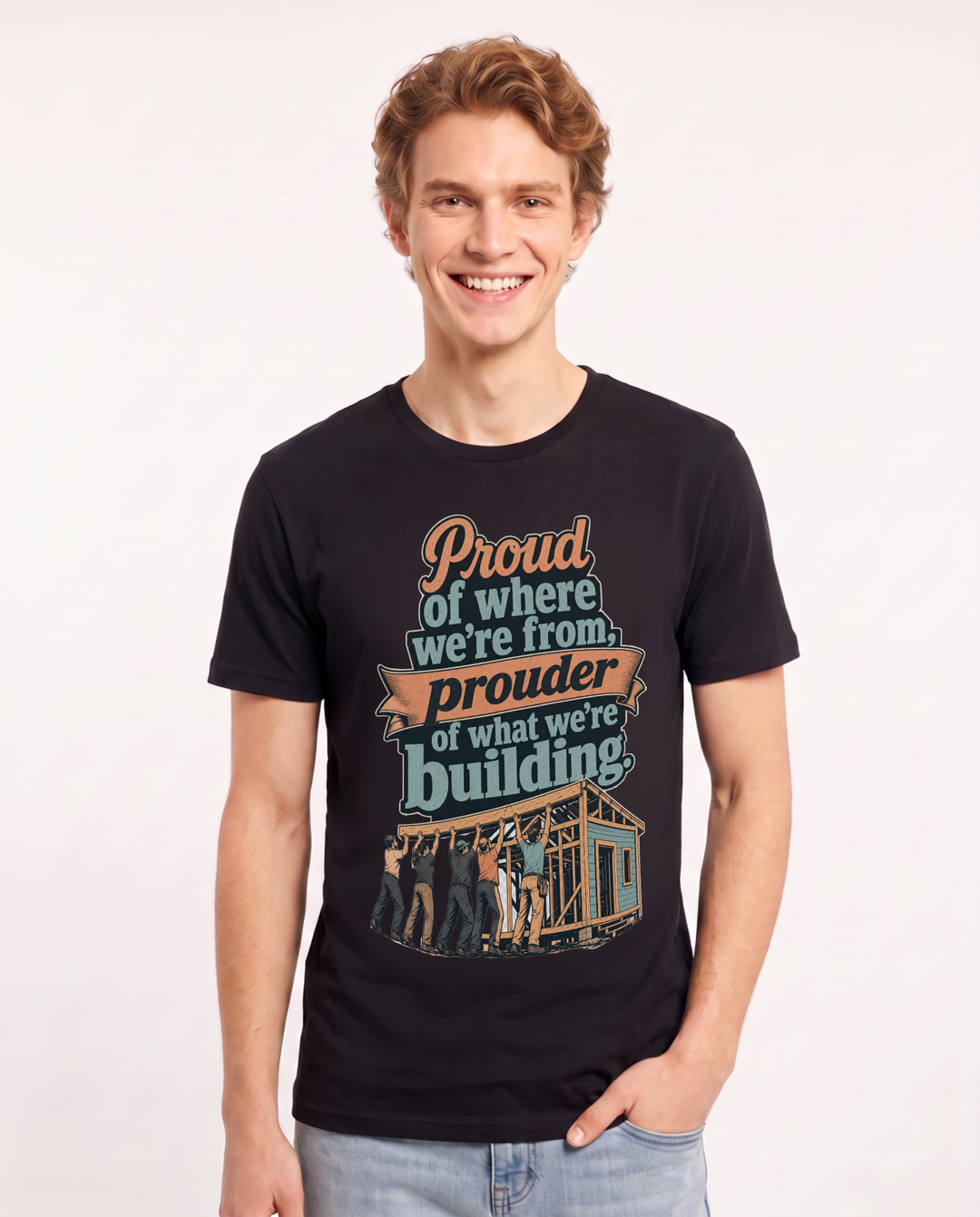 Patriotic Black T-Shirt for Men – Everyday Expression Graphic Tee product image 1