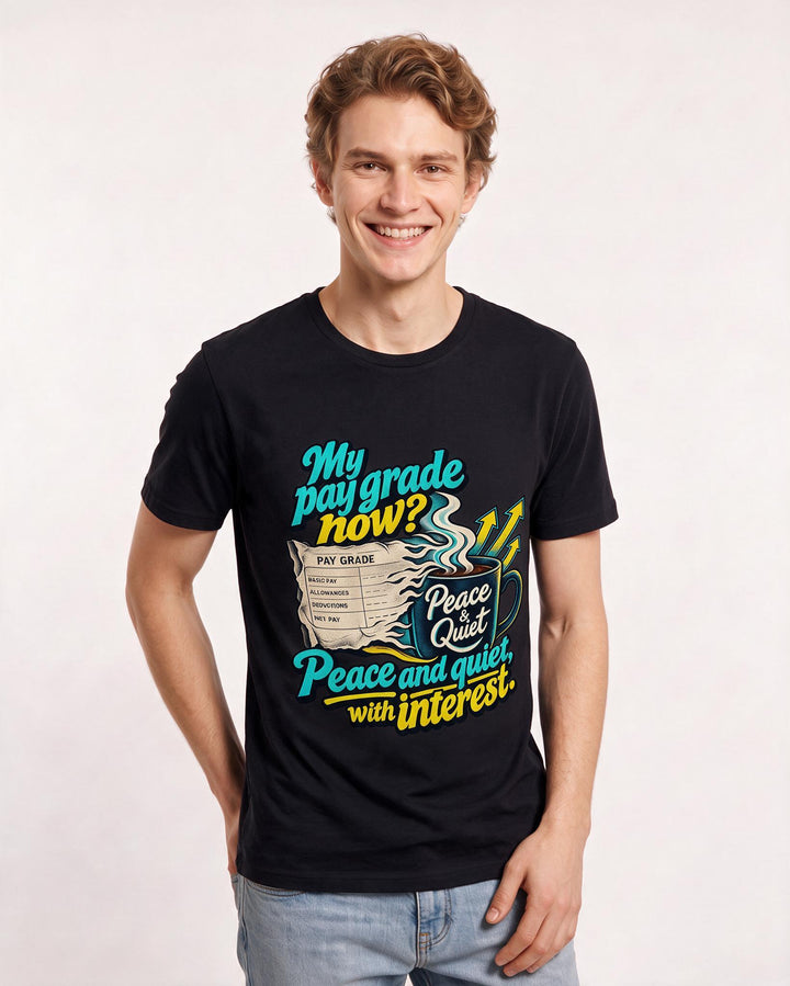 Veteran Black T-Shirt for Men – Everyday Expression Graphic Tee product image 1