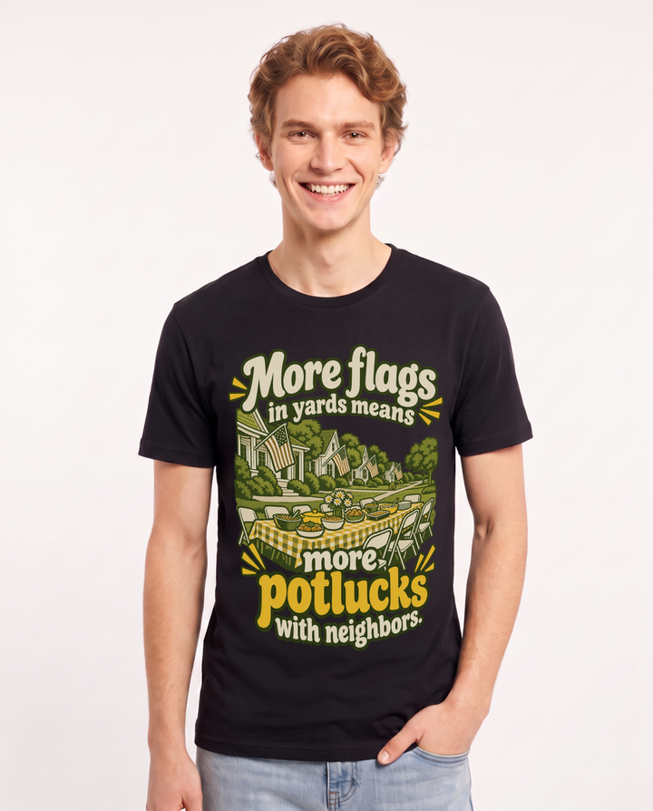 Patriotic Black T-Shirt for Men – Everyday Expression Graphic Tee product image 3
