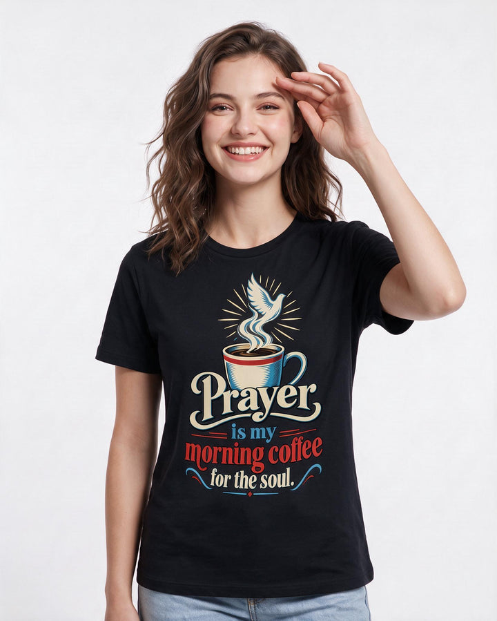 Christian Faith Black T-Shirt for Women – Everyday Expression Graphic Tee product image 1