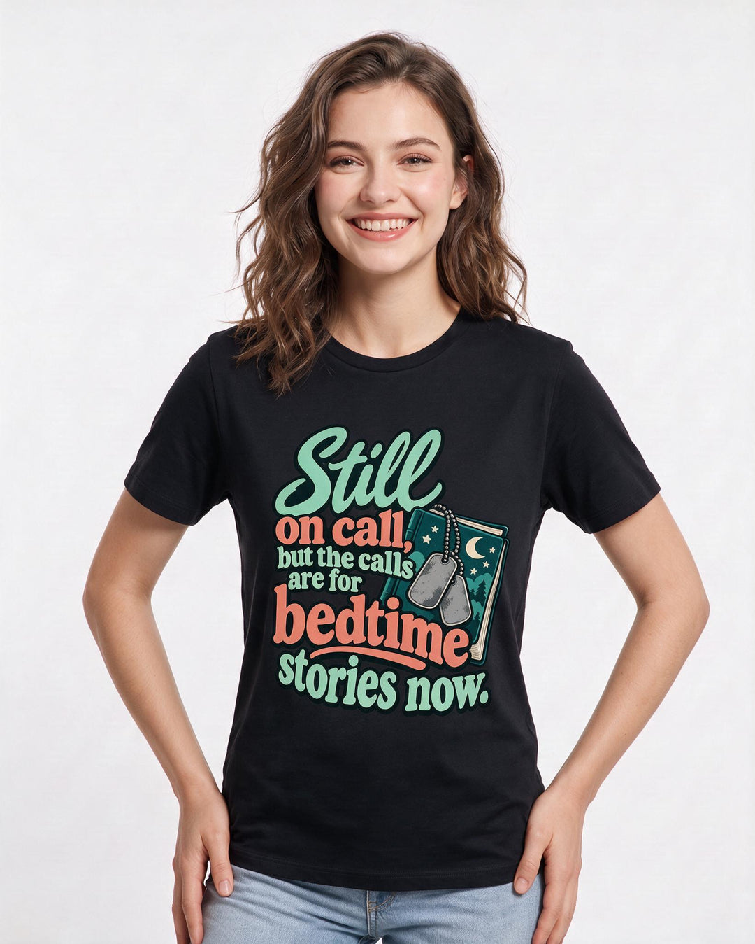 Veteran Black T-Shirt for Women – Everyday Expression Graphic Tee product image 1
