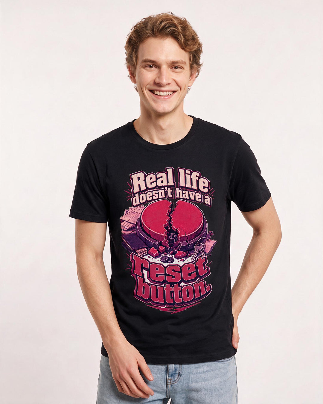 Gaming Black T-Shirt for Men – Game Night Graphic Tee product image 3