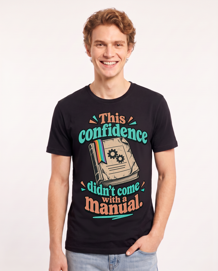 Pride Black T-Shirt for Men – Everyday Expression Graphic Tee product image 3
