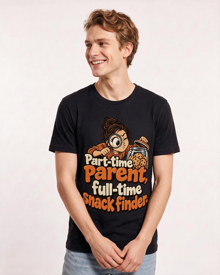 Grandparent Black T-Shirt for Men – Everyday Expression Graphic Tee product image 1