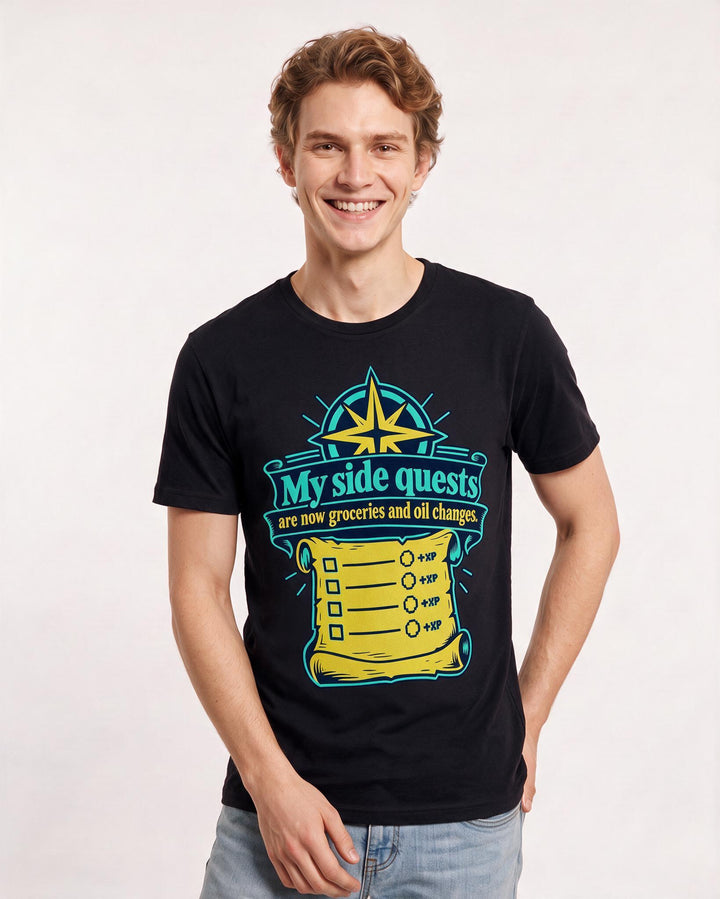 Gaming Black T-Shirt for Men – Game Night Graphic Tee product image 1