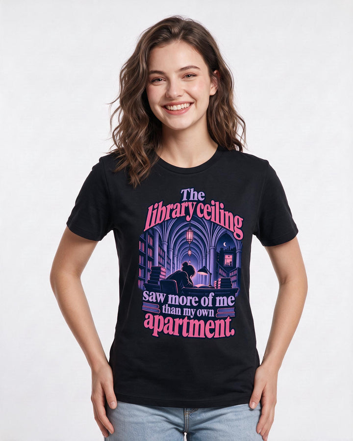 Graduation Black T-Shirt for Women – Everyday Expression Graphic Tee product image 1