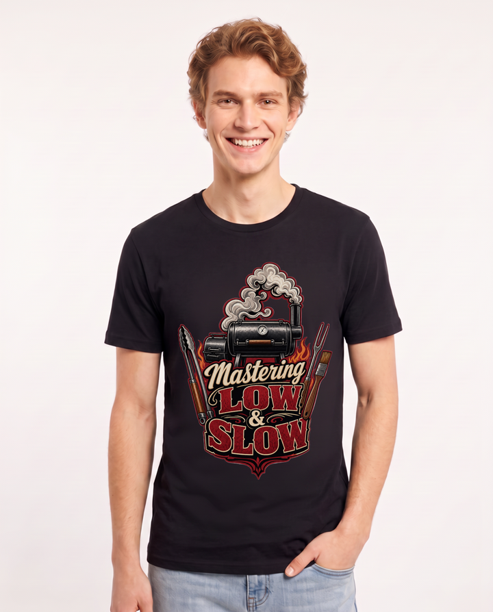 Mastering Low & Slow Men's Black T-Shirt product image 2