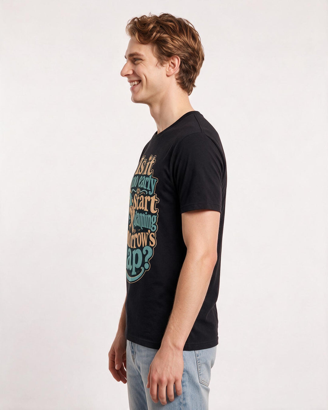 Beer Black T-Shirt for Men – Everyday Expression Graphic Tee product image 2