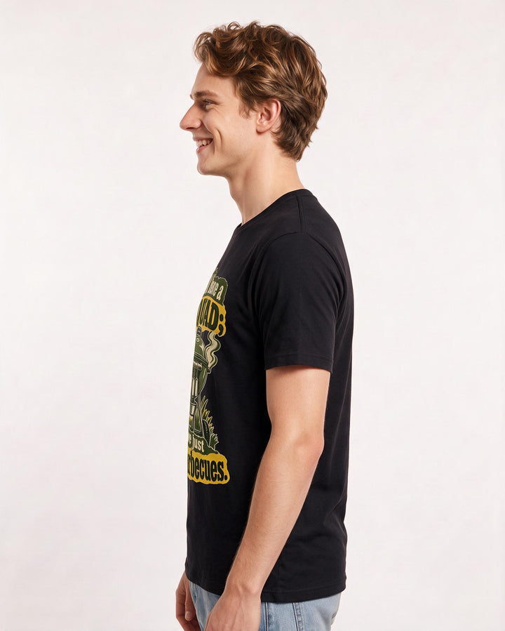 Veteran Black T-Shirt for Men – Everyday Expression Graphic Tee product image 2