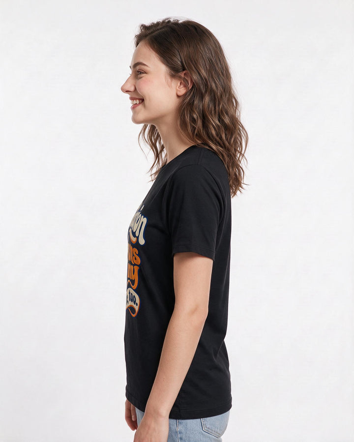 Nurse Black T-Shirt for Women – Nursing Life Graphic Tee product image 2