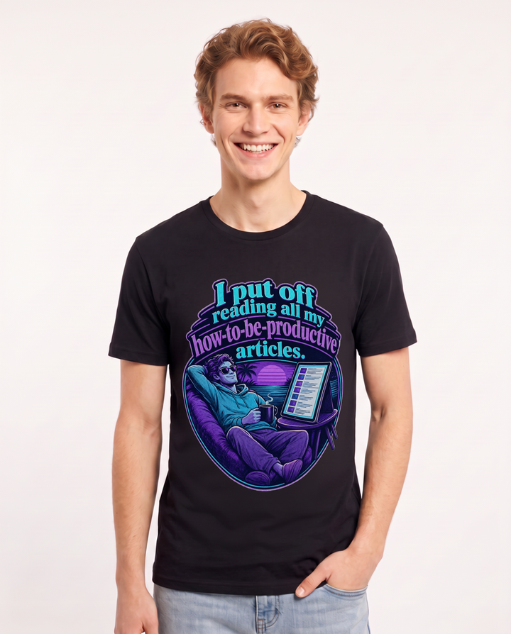 Meme Black T-Shirt for Men – Everyday Expression Graphic Tee product image 3