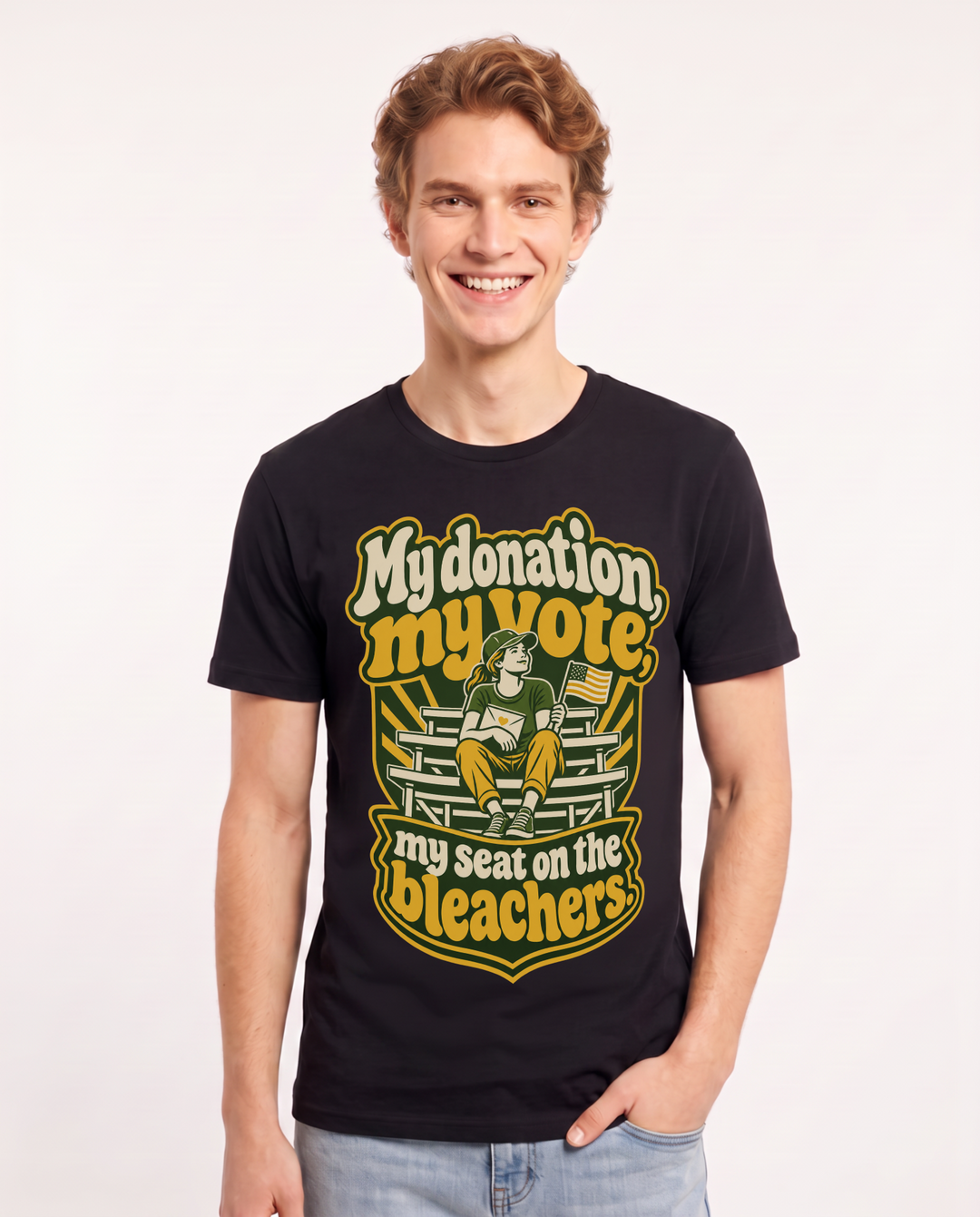 Patriotic Black T-Shirt for Men – Everyday Expression Graphic Tee product image 3