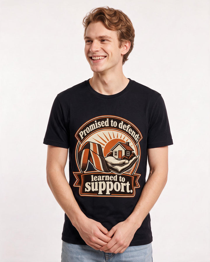 Veteran Black T-Shirt for Men – Everyday Expression Graphic Tee product image 1