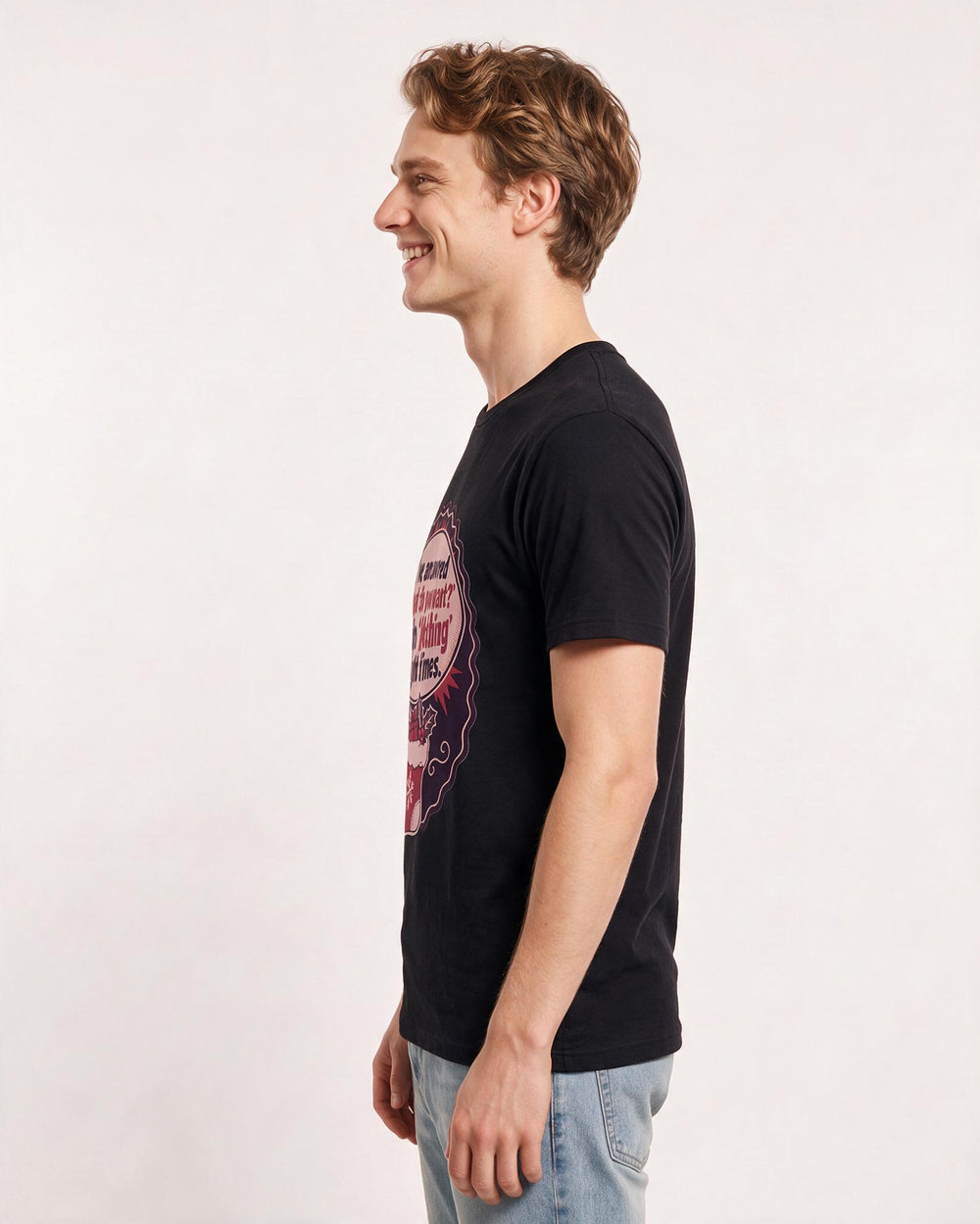 Christmas Men's Black T-Shirt - I've answered 'What do you want?' with product image 2