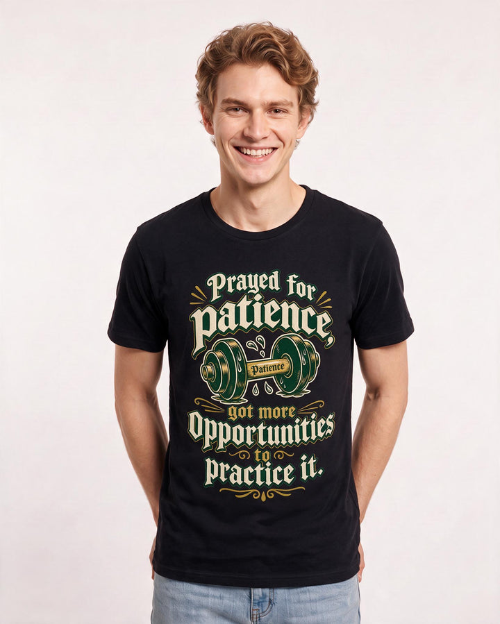 Christian Faith Black T-Shirt for Men – Everyday Expression Graphic Tee product image 1