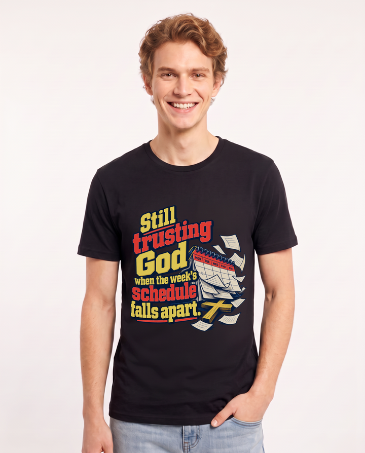 Christian Faith Black T-Shirt for Men – Everyday Expression Graphic Tee product image 3