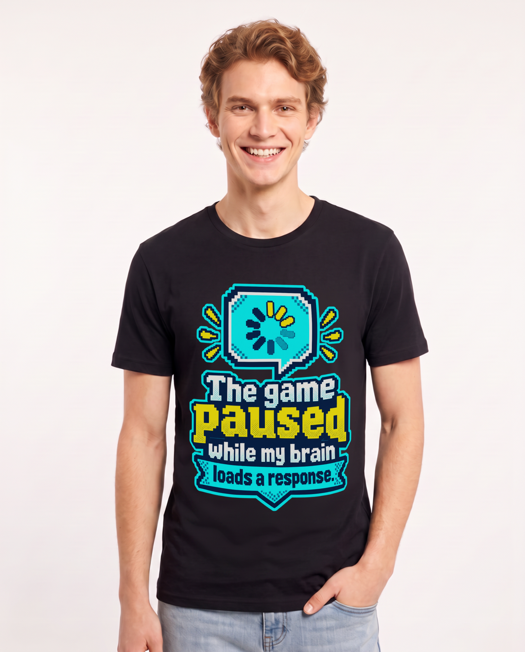 Gaming Black T-Shirt for Men – Game Night Graphic Tee product image 3