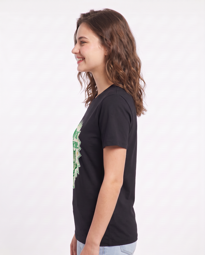 My cat chose me. - Women's Black T-Shirt product image 3