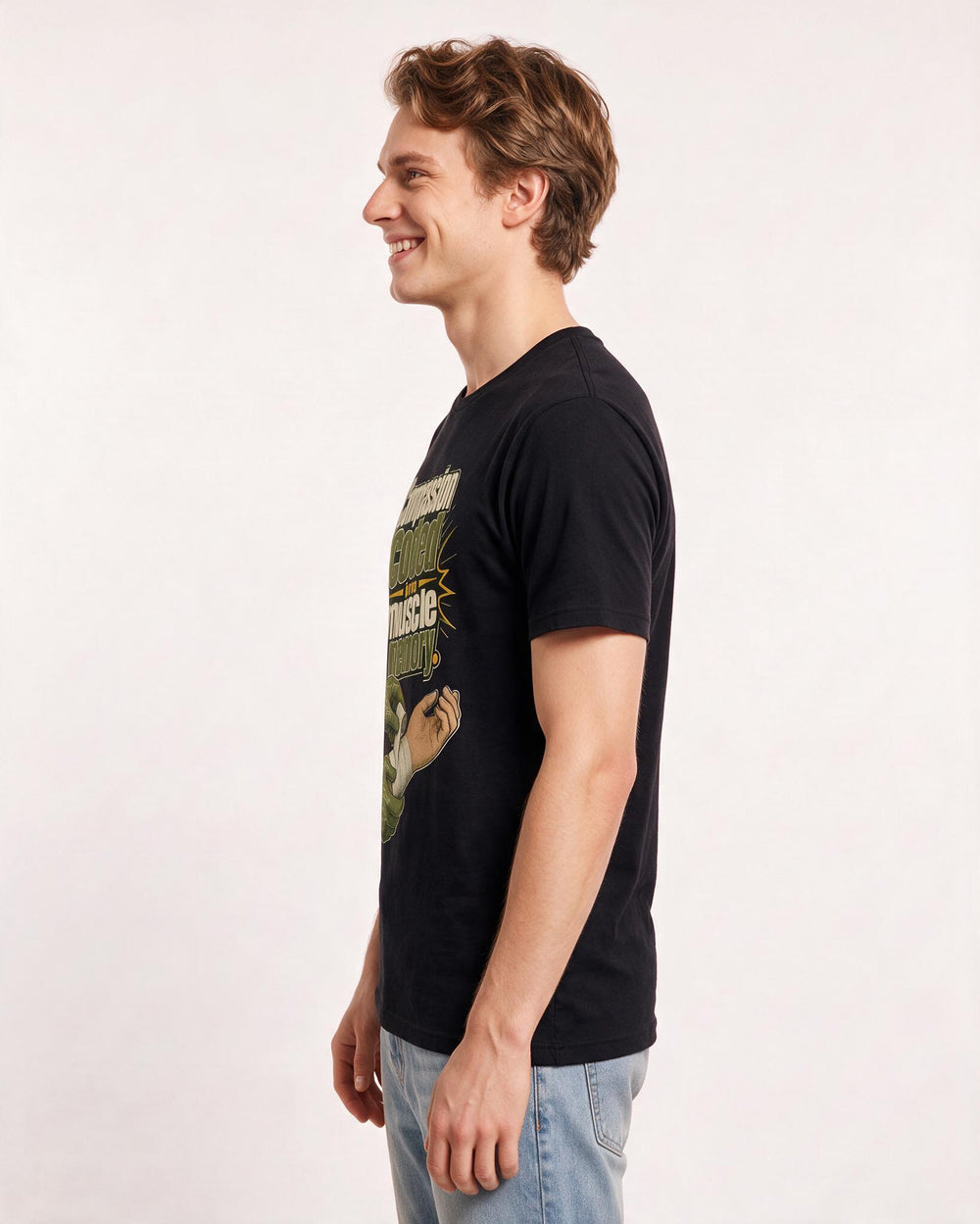 Nurse Black T-Shirt for Men – Nursing Life Graphic Tee product image 2