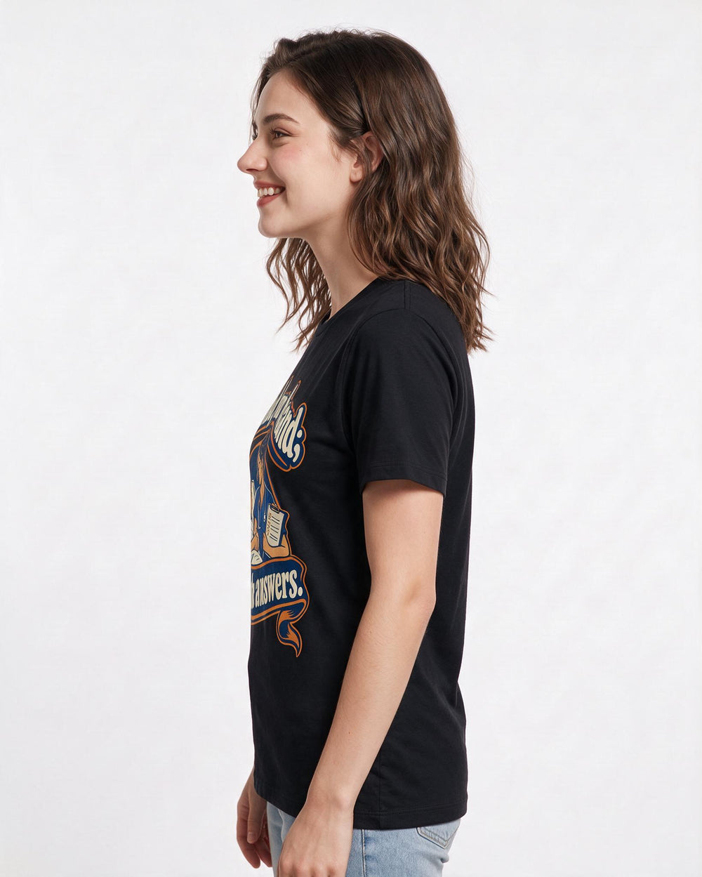 Nurse Black T-Shirt for Women – Nursing Life Graphic Tee product image 2