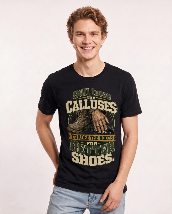 Veteran Black T-Shirt for Men – Everyday Expression Graphic Tee product image 1