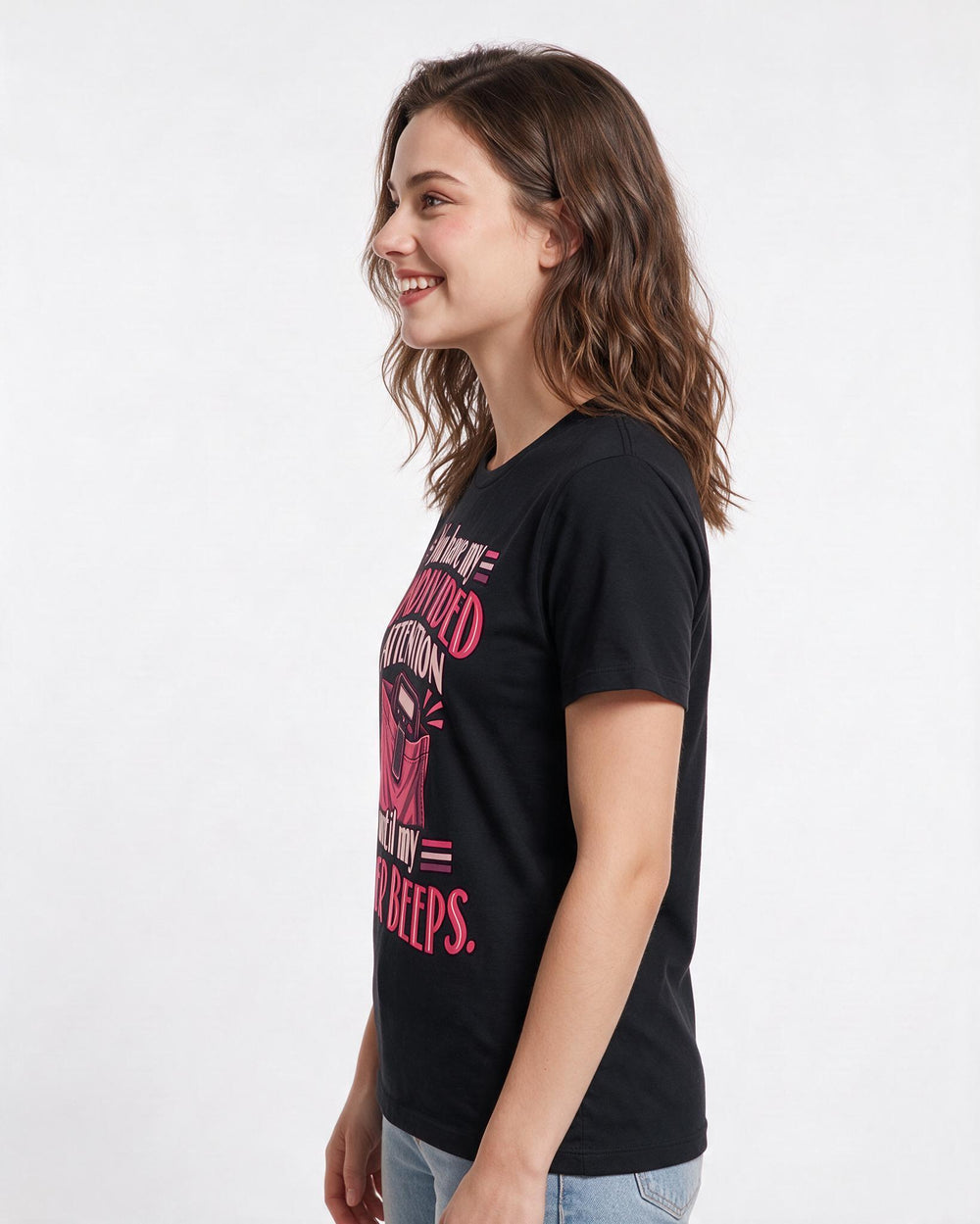Nurse Black T-Shirt for Women – Nursing Life Graphic Tee product image 2