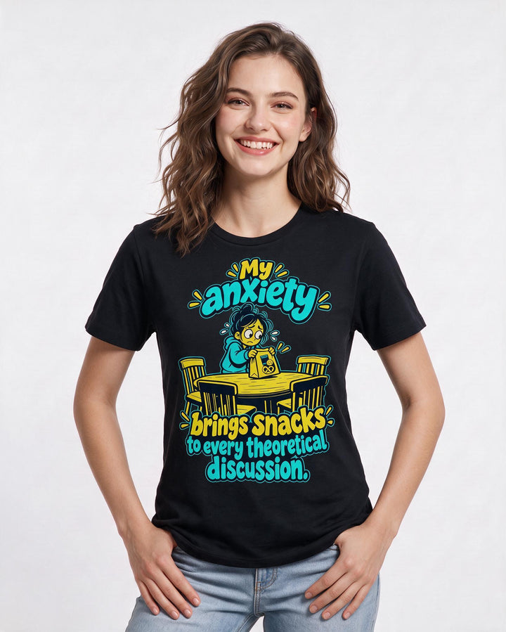 Meme Black T-Shirt for Women – Everyday Expression Graphic Tee product image 1