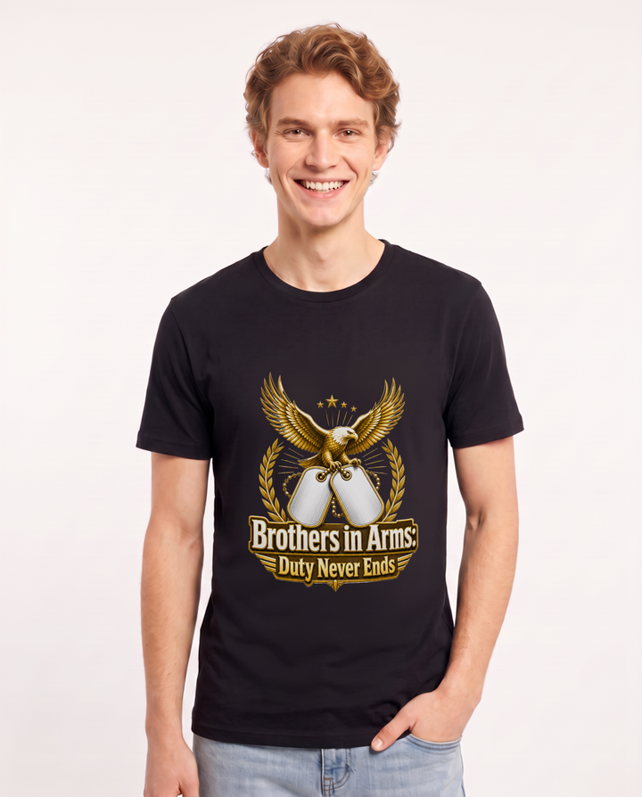 Brothers in Arms: Duty Never Ends Men's Black T-Shirt product image 2