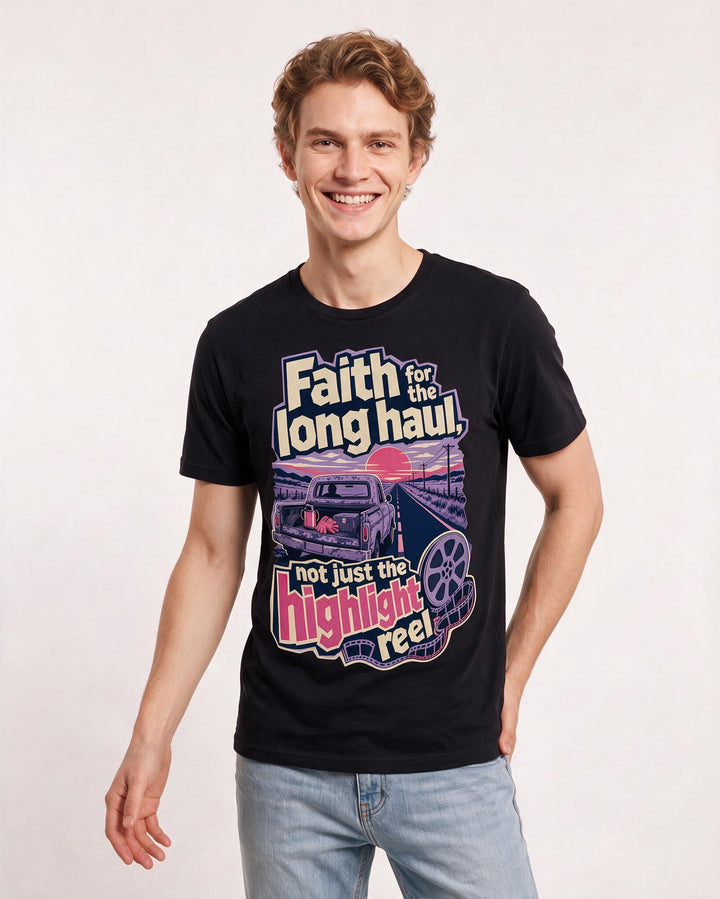 Christian Faith Black T-Shirt for Men – Everyday Expression Graphic Tee product image 3
