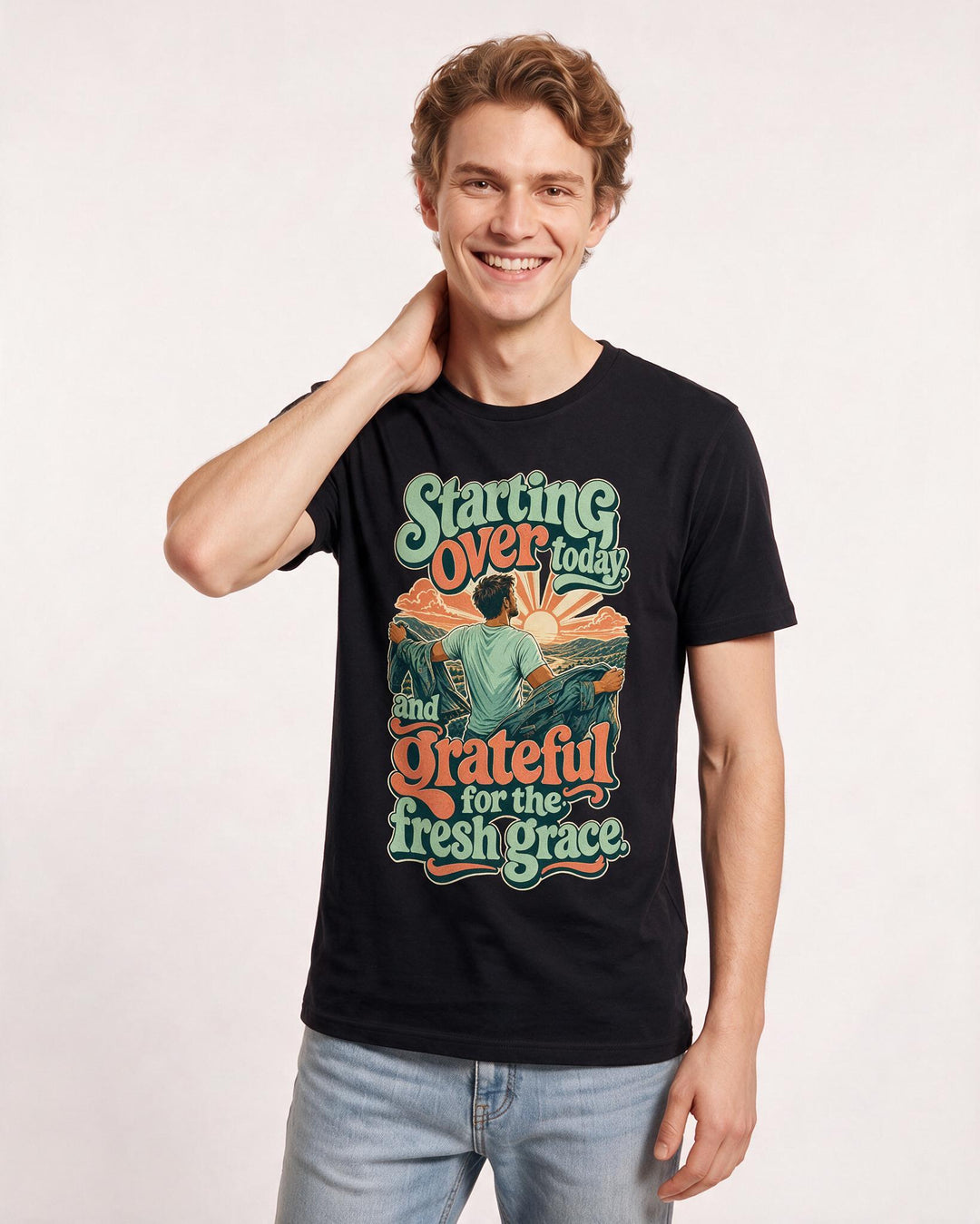 Christian Faith Black T-Shirt for Men – Everyday Expression Graphic Tee product image 1