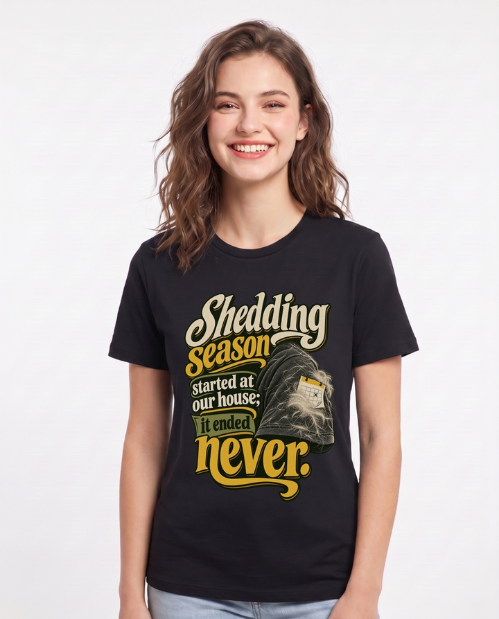 Cat Lover Black T-Shirt for Women – Everyday Expression Graphic Tee product image 3