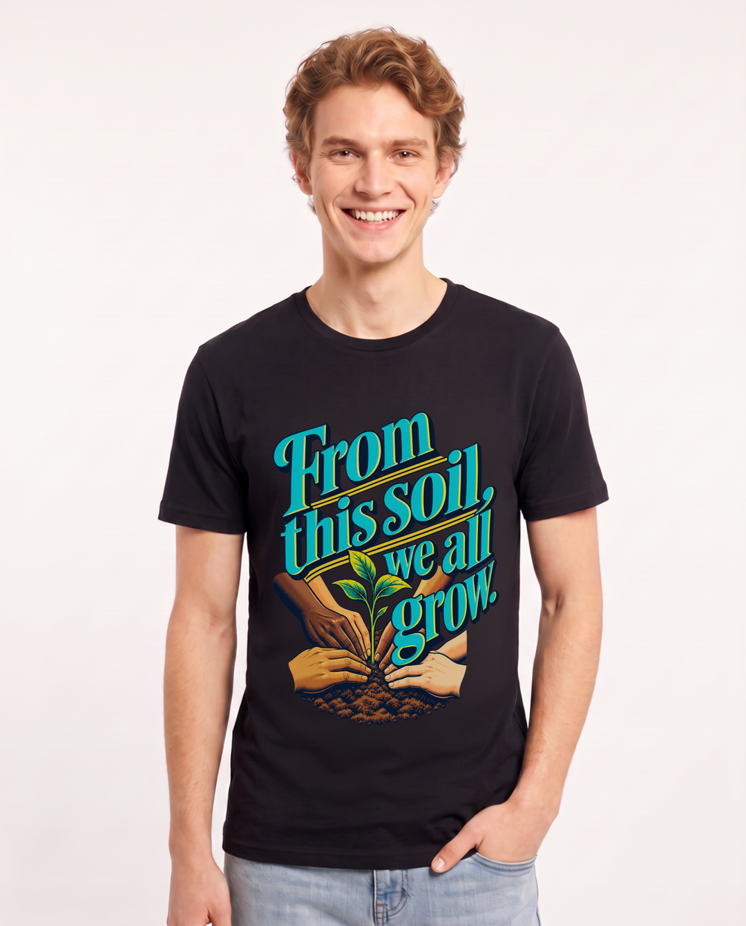 Patriotic Black T-Shirt for Men – Everyday Expression Graphic Tee product image 3