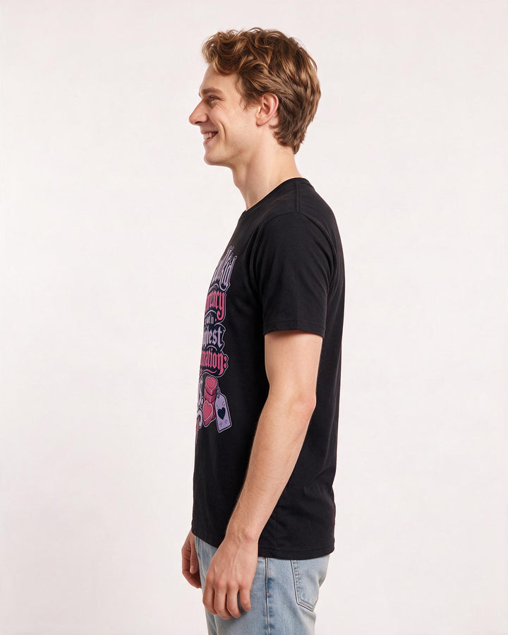 Grandparent Black T-Shirt for Men – Everyday Expression Graphic Tee product image 2