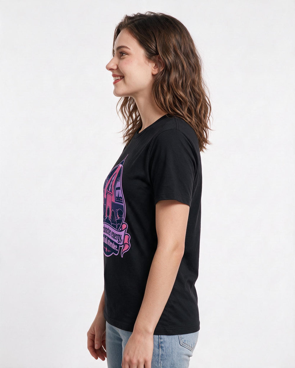 Political Statement Black T-Shirt for Women – Everyday Expression Graphic Tee product image 2