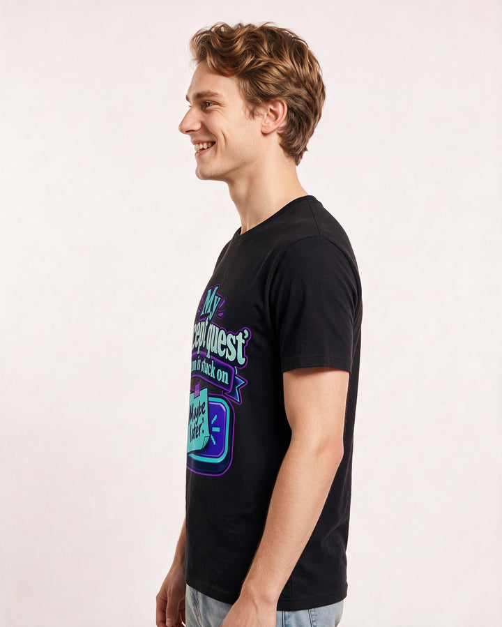 Gaming Black T-Shirt for Men – Game Night Graphic Tee product image 2