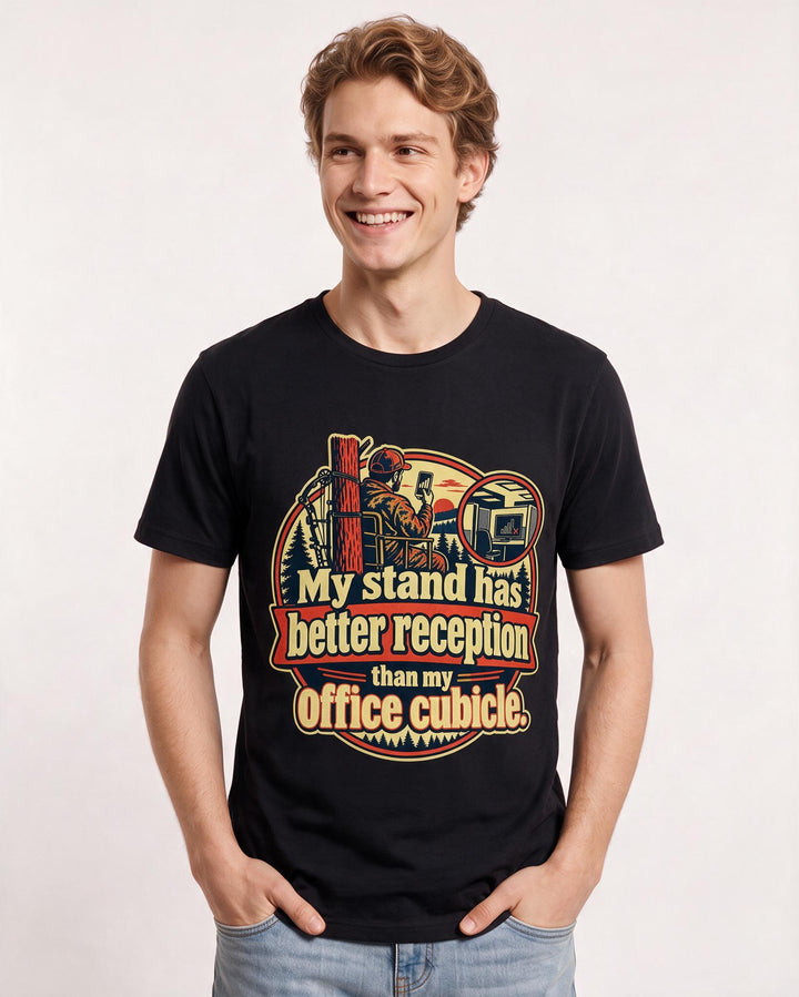 Hunting Black T-Shirt for Men – Everyday Expression Graphic Tee product image 1