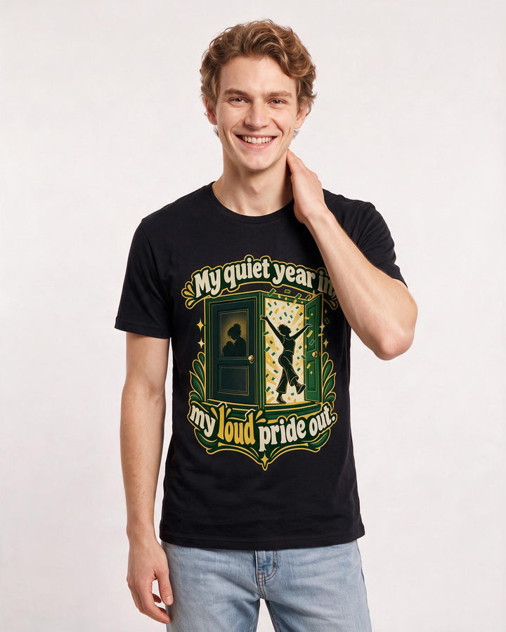 Pride Black T-Shirt for Men – Everyday Expression Graphic Tee product image 1