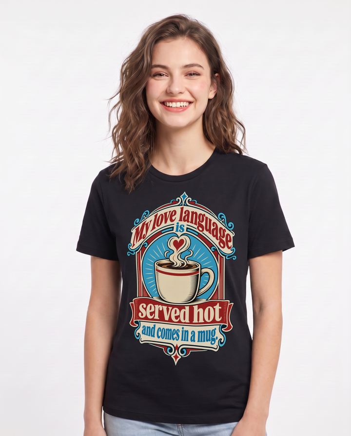 Grandparent Black T-Shirt for Women – Everyday Expression Graphic Tee product image 3