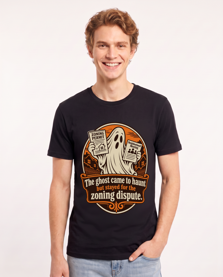 Halloween Black T-Shirt for Men – Halloween Theme Graphic Tee product image 3